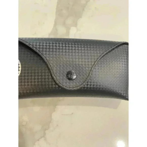 Ray Ban Leather Pouch Universal Large Sunglasses Case Black Soft Shell - Picture 3 of 7